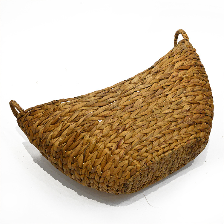 跨境葫芦草收纳筐批发家用手工水葫芦编织筐脏衣篓欧美草编杂物筐详情3