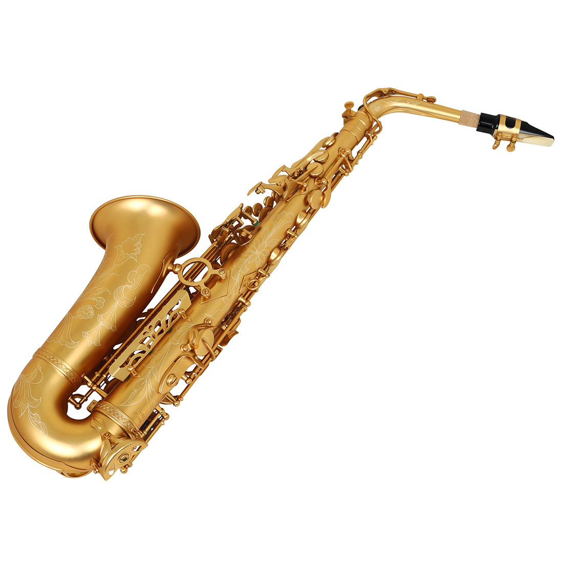 SLADE中音磨砂萨克斯套装黄铜管体初学者成人考级降e调萨克斯管详情21