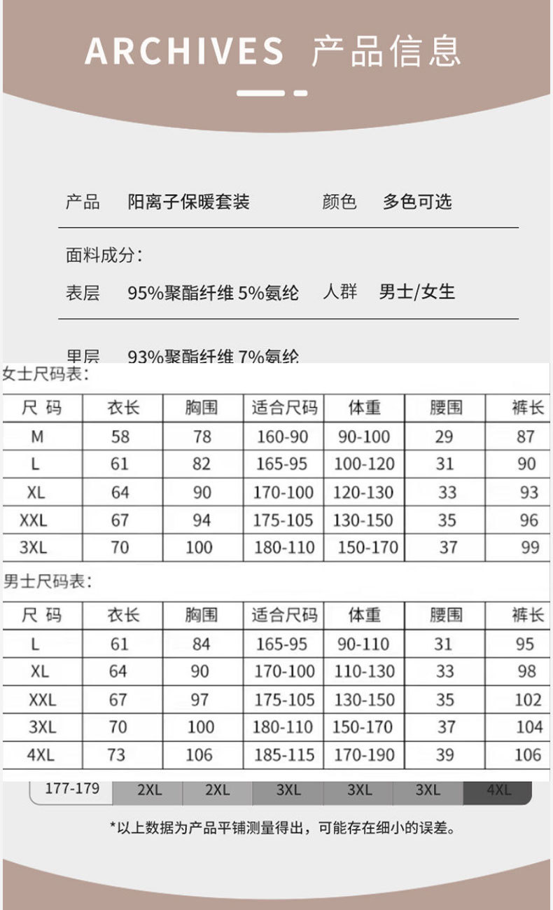 【900克】男保暖内衣加绒加厚羊羔绒套装中老年超厚秋衣秋裤女冬详情20