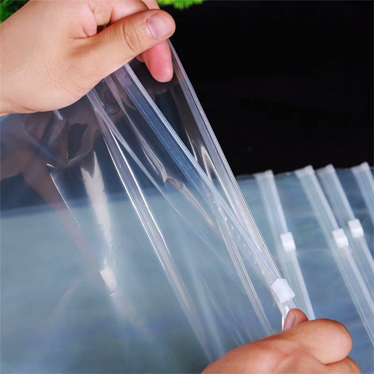 Customized clothing zipper bags, plastic packaging bags, storage bags for clothes, transparent plastic sealed bags, self-sealing bags pic 8