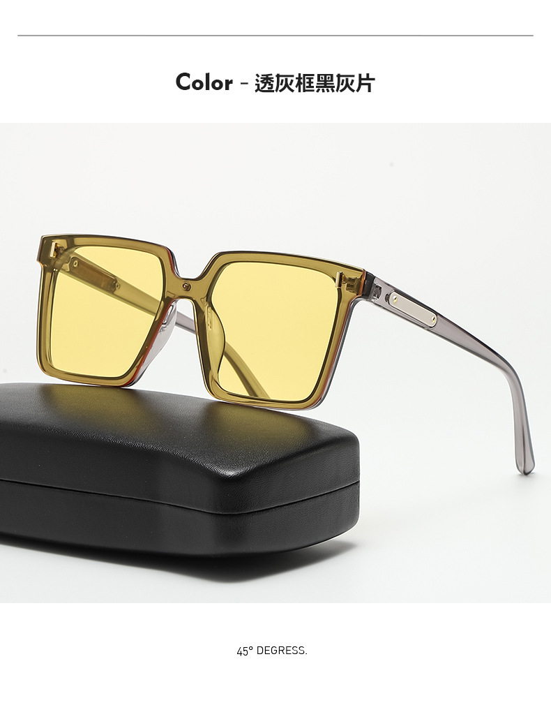 2023 Korean version new fashion sunglasses, the same style as the Internet celebrity street style stylish glasses, trendy and individual one-piece sunglasses for women pic 12