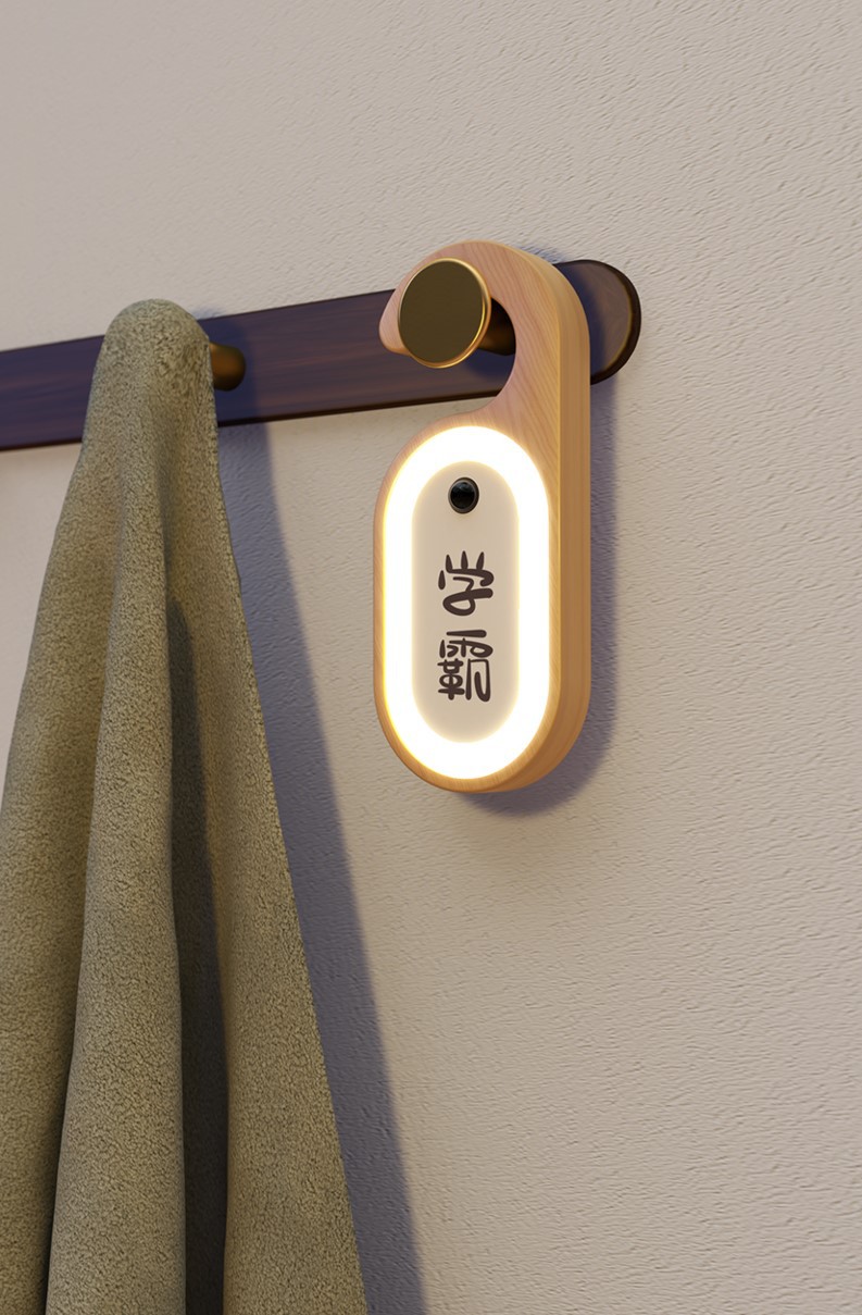 2023 buena gran mensaje sensor luz venta directa de fábrica transfronteriza nuevo producto creativo madera sólida inteligente sensor pequeño regalo de luz de la noche pic 6