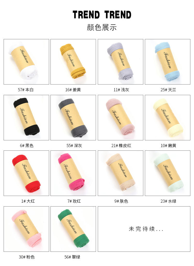 New solid-color long scarves for sun protection, single-color versatile shawls, cotton, linen and silk scarves in stock from the manufacturer, custom-dyed wholesale pic 16