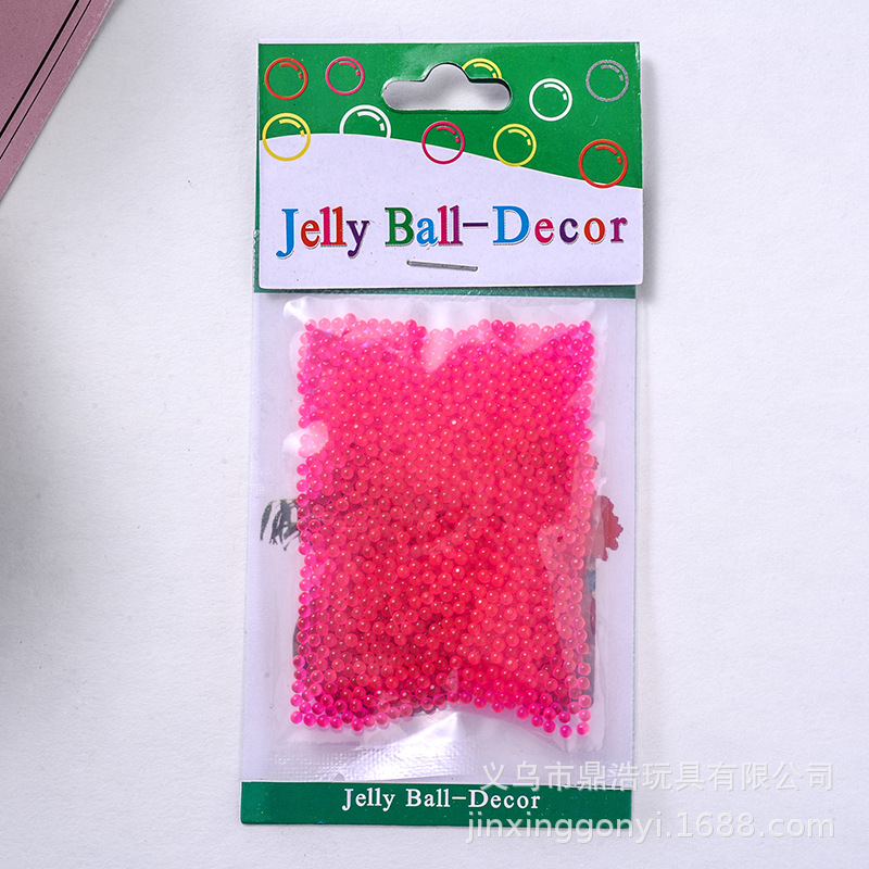 鼎浩 跨境热销 6色高雅荧光珠水晶彩泥 吸水珠WATER BEADS DIY海洋宝宝无土栽培 生命球详情2