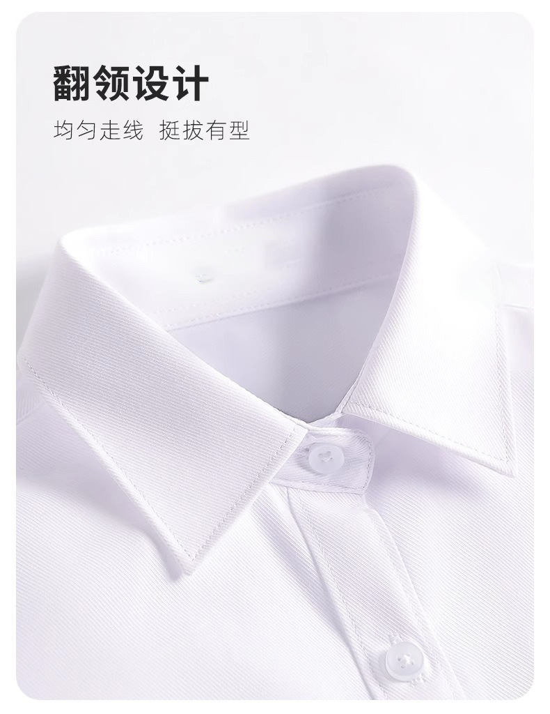 儿童白衬衫男童女童长袖纯棉白色衬衣春夏中小学生校服表演出服装详情6