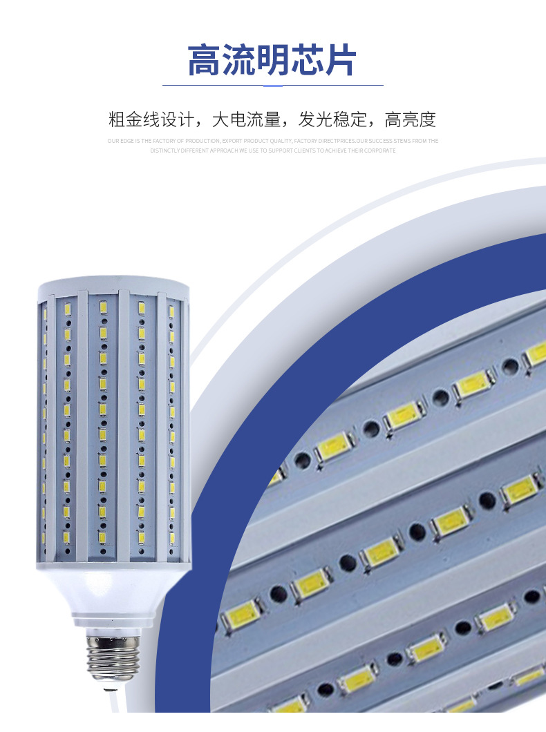 LED玉米灯太阳能灯ACDC24V36V48V60v大功率夜市摊电瓶灯泡详情10