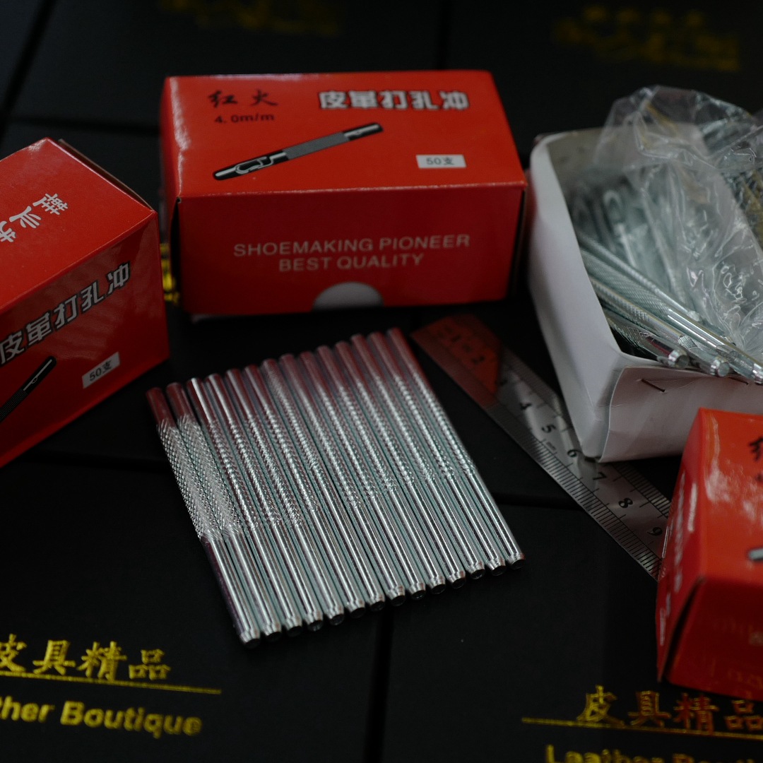 Electroplated oil-free punching punch, belt punching tool, belt punching machine, punching needle, factory direct sales, belt punching punch pic 3