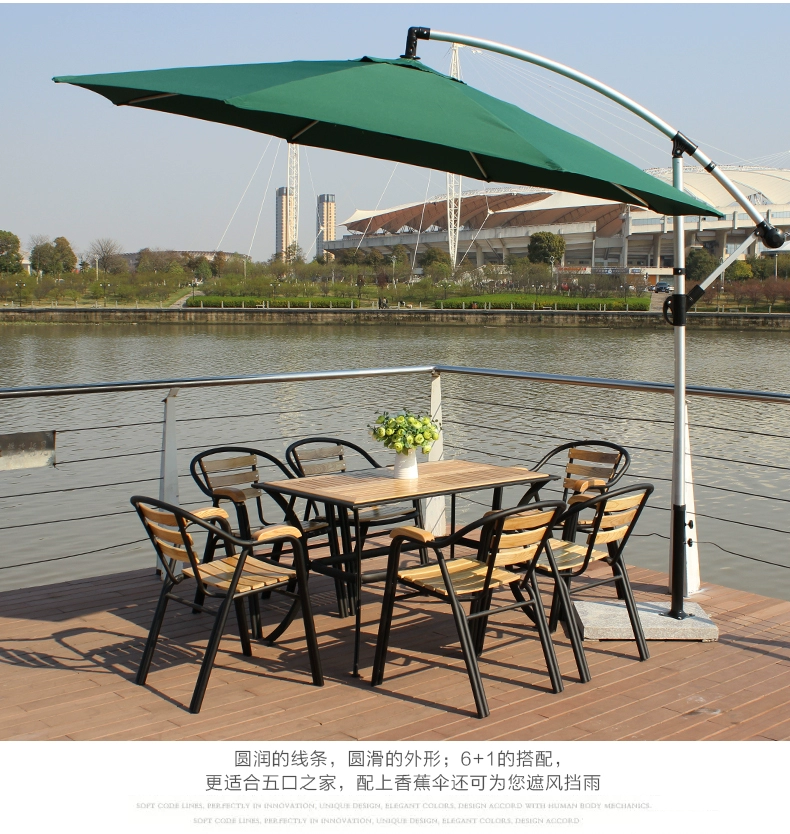 野人谷户外家具实木桌椅 庭院阳台休闲酒吧桌椅套装 户外家具批发详情17