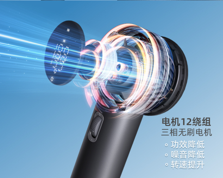 高速199档手持风扇高速暴力户外充电迷你便携式usb手拿批发小风扇详情9