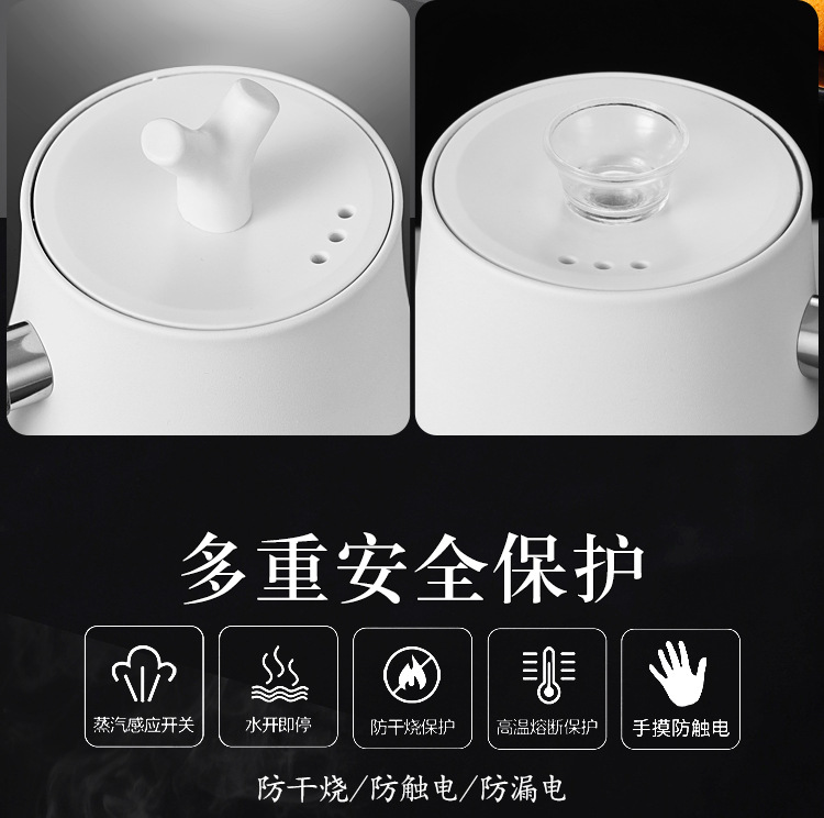 电热水壶 天鹅颈电热水壶酒店批发不锈钢冲茶壶长嘴咖啡壶 烧水壶详情14