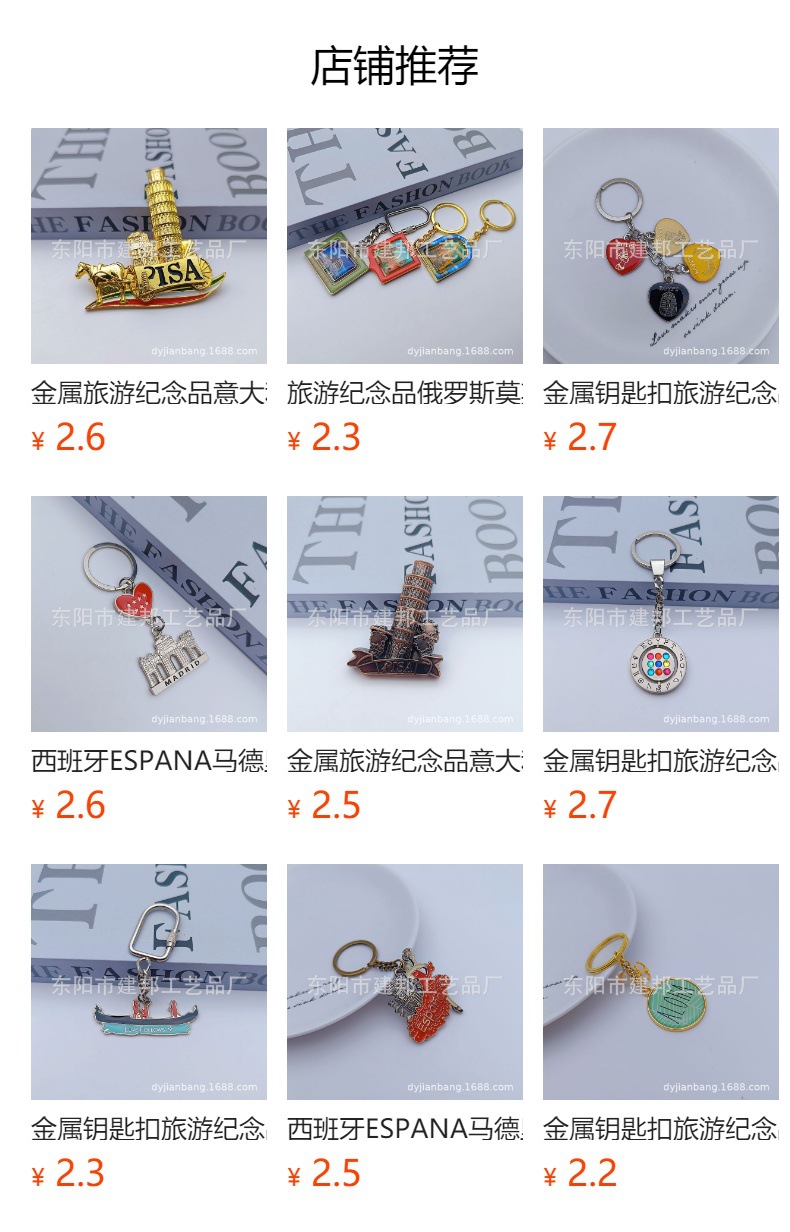 金属开瓶器旅游纪念品SAN JUAN电镀白k复古冰箱贴锌合金开瓶器详情24