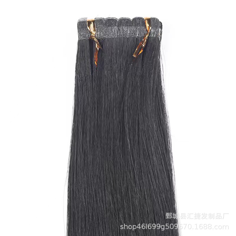 Real human wig, seamless hair extension, real hair, self-extension, hair piece, drama performance, wig piece, hair extension pic 4