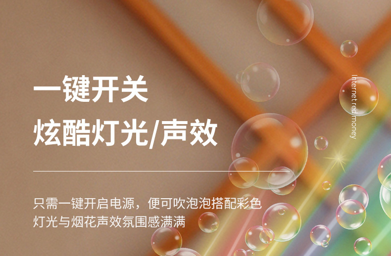 2024年新品龙年烟花泡泡机12孔全自动吹泡泡新年气氛儿童玩具礼物详情7