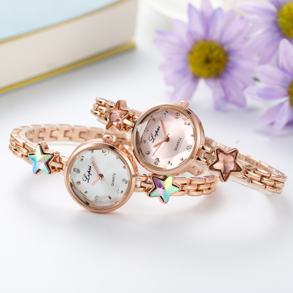 Jewelry watch combination watch bracelet watch creative diamond-encrusted small dial star water diamond watch Diamond watch pic 2
