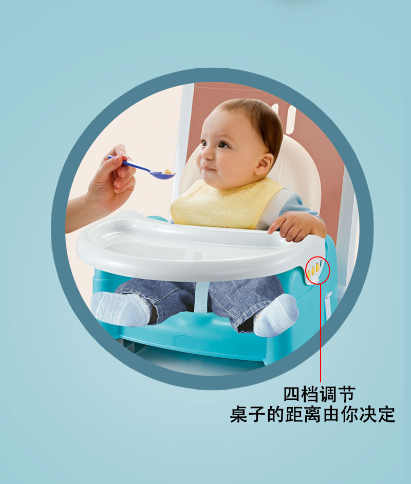 儿童餐椅婴儿吃饭椅子家用可折叠拆卸音乐游戏桌学坐训练宝宝餐椅详情2
