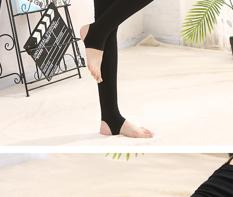The new best-selling facial mask leggings, anti-slip cola pants, thermal pants, one-piece pants with feet, autumn and winter with fleece and bare legs pic 24