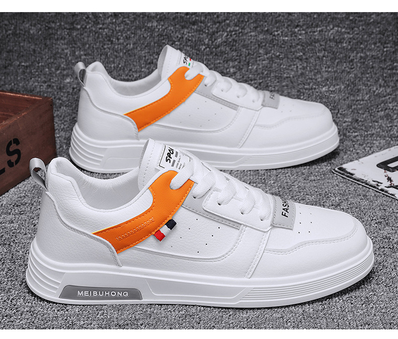 开学季小白鞋男生时尚滑板鞋透气休闲男鞋春季新款百搭运动潮男鞋详情14