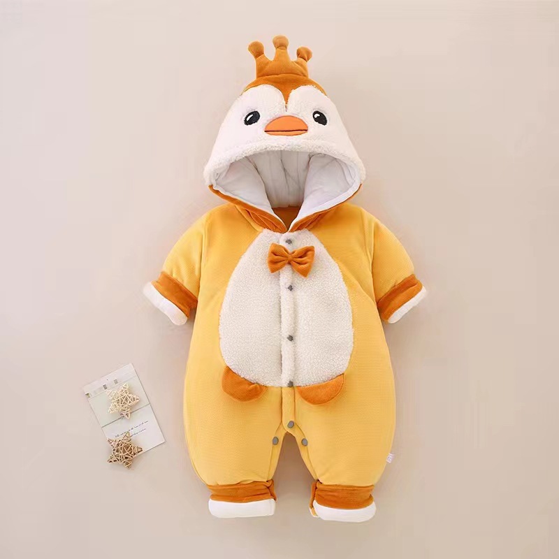 新款婴幼童冬季加厚休闲外出服舒适男女宝宝连体保暖分腿睡衣详情6