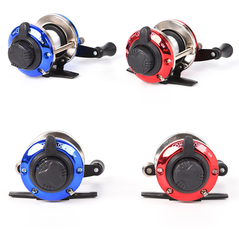 27842 LEO [Small Drum Wheel (Red/Blue)] Wholesale of rock fishing, ice winter fishing, lateral steamboat fishing, and fishing line wheels pic 9