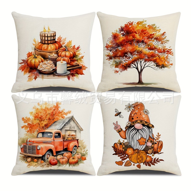 爆款热销秋季丰收抱枕套家居沙发靠枕靠垫套多样可选厂家直销详情4