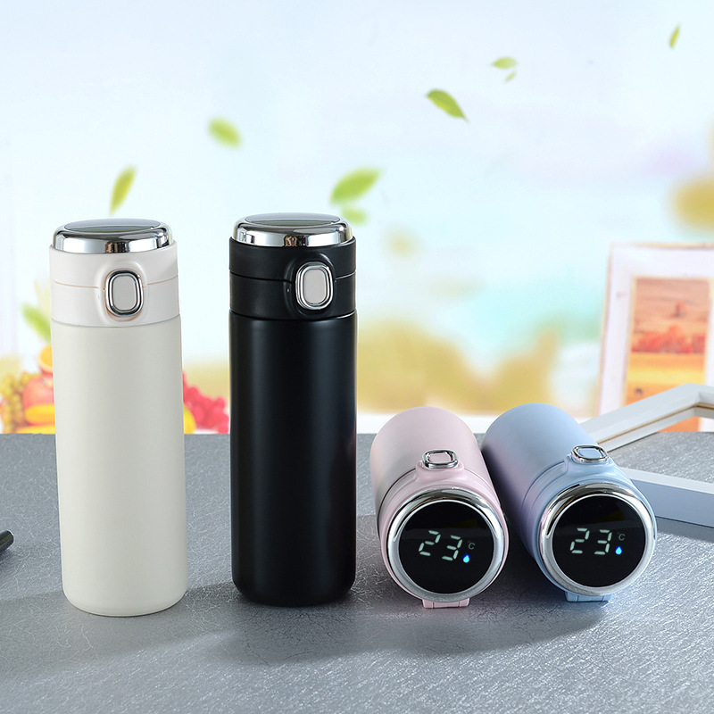 Wholesale of new 304 stainless steel simple and bountiful lid pea cups, mini and portable thermos cups for students pic 20