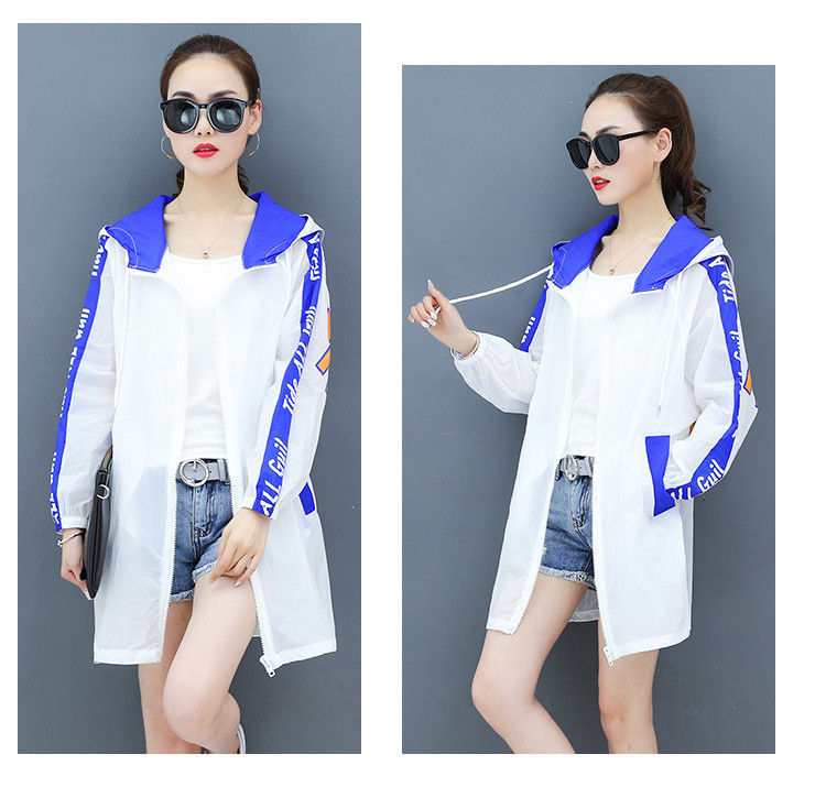 The new summer 2021 sun-protective clothing for women, mid-length windbreaker, Korean-style loose and breathable large-sized sun-protective clothing, and light jacket are trendy pic 16