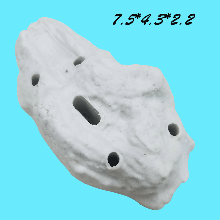 Wholesale of various plastic aquatic plant bases, ceramic black and white resin bases, Baojie Aquarium equipment pic 33