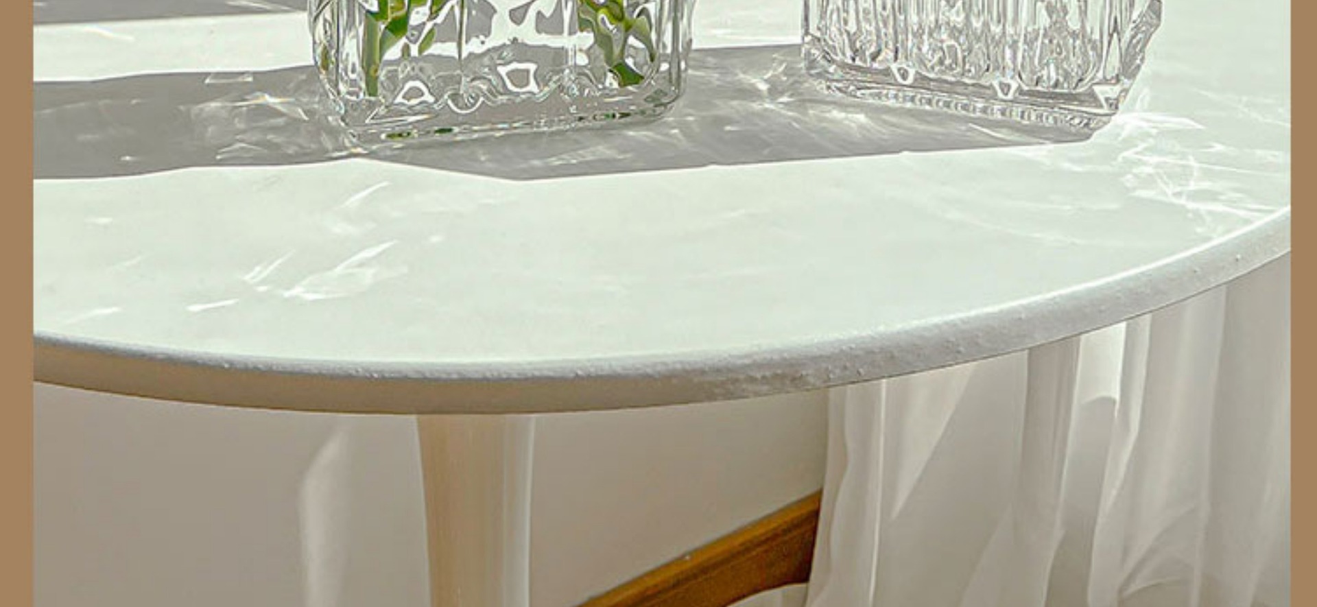 Vase ornaments, living room flower arrangements, high-end and light luxury, transparent glass, high-end hydroponic fresh flowers, roses, ins style pic 26