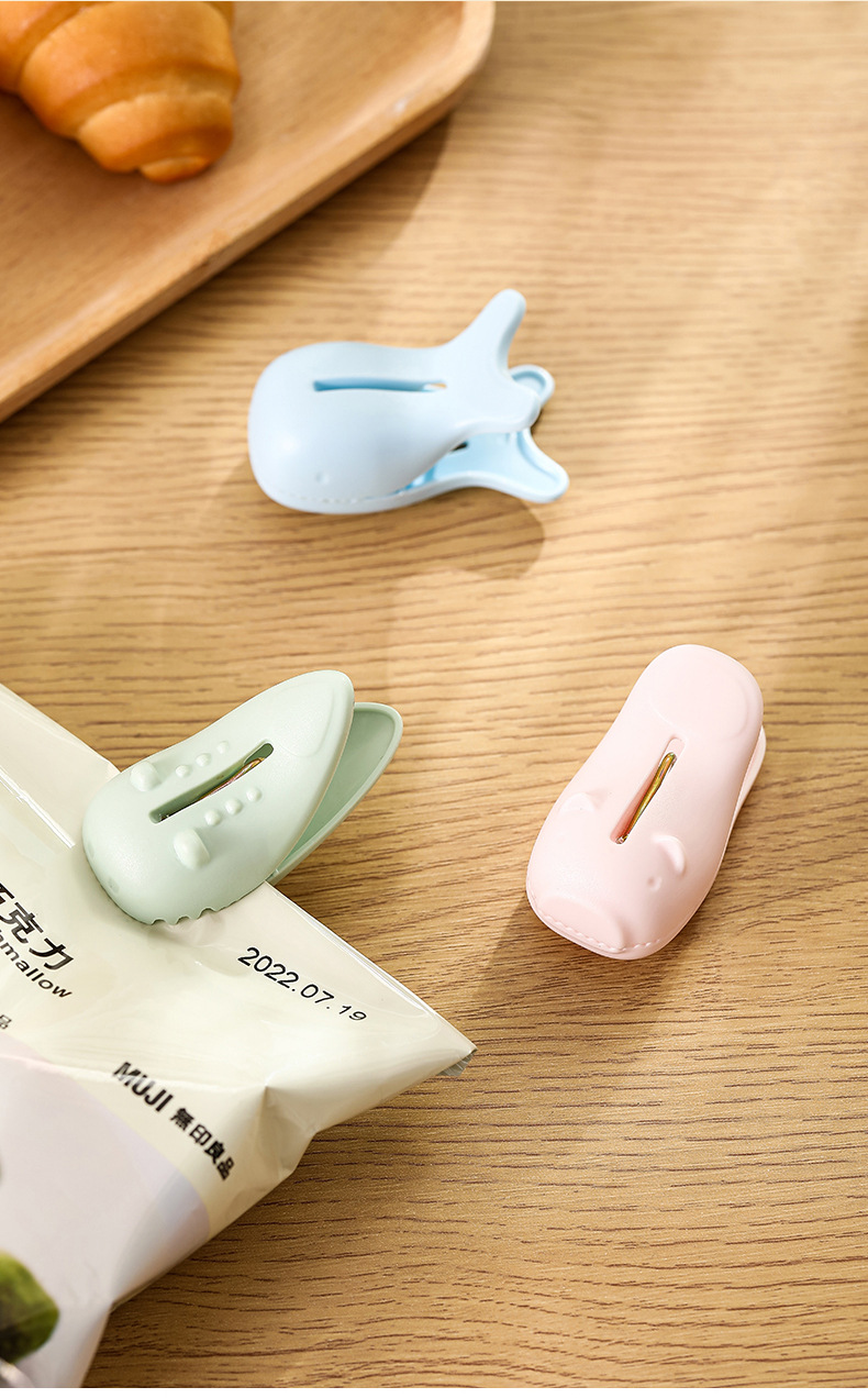 FaSoLa food bag sealing clip, milk powder snack sealer, kitchen food moisture-proof and dust-proof magnetic sealing clip pic 12