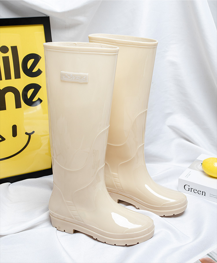 特高长筒雨鞋女款户外防水防滑耐磨高筒水鞋新款时尚赶海厨房雨靴详情19