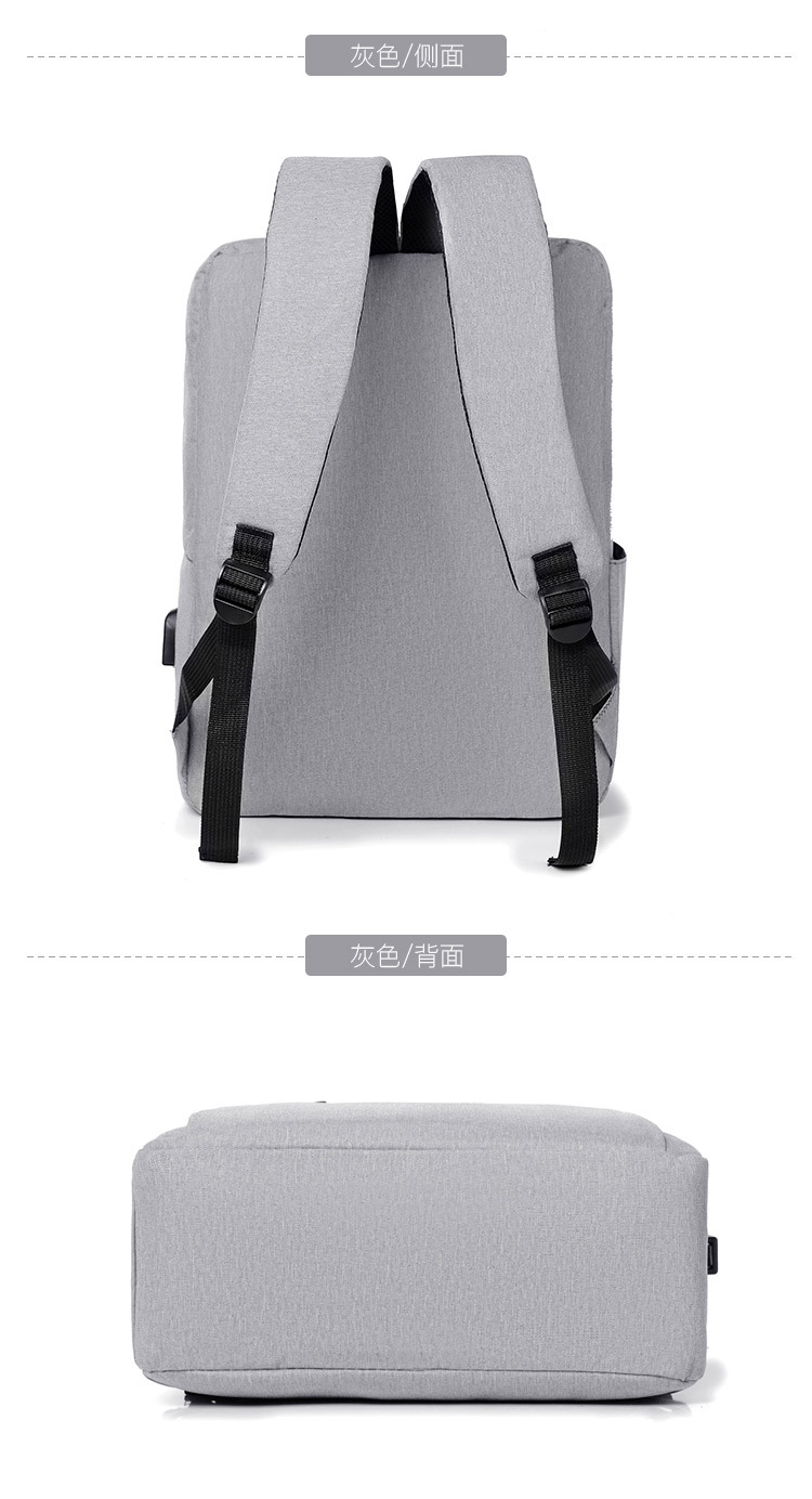 Backpack wholesale: Male high school computer bags, female sports canvas business backpacks, middle school shoulder backpacks pic 19