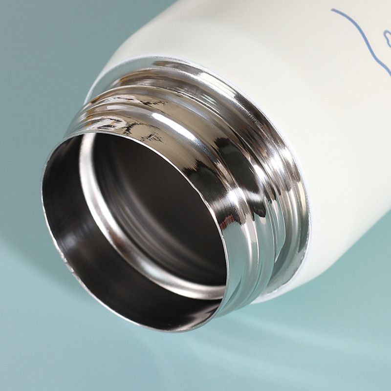 卡通304不锈钢弹跳杯双层真空带锁扣保温杯儿童户外带提手豌豆杯详情13