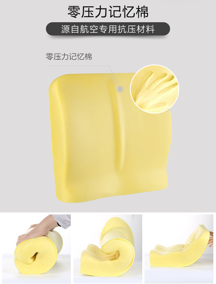 Lumbar cushion, breathable pillow, mesh fabric, dual-purpose lumbar cushion, seat cushion, office chair cushion pic 5