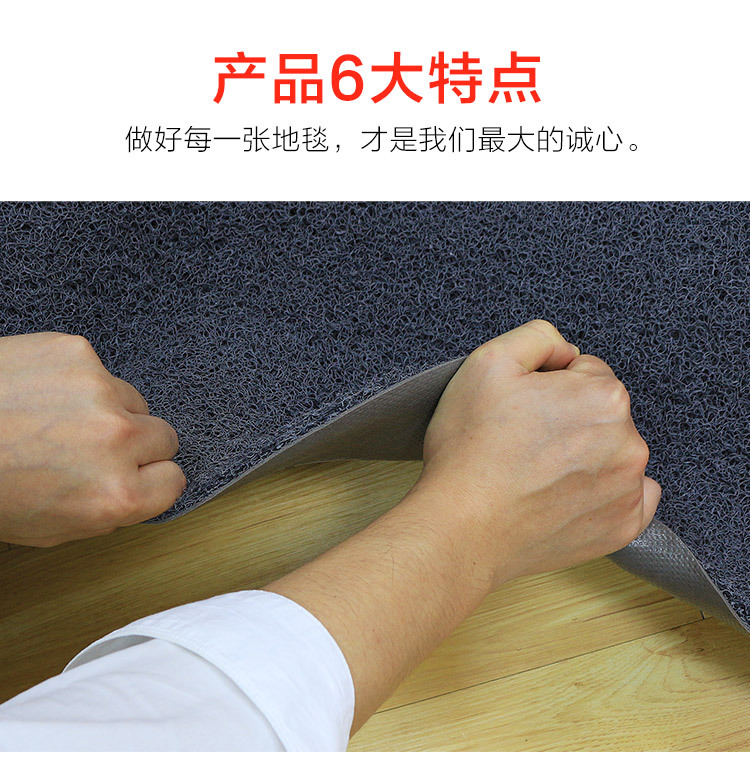 Wholesale of pvc plastic for the entrance door, elevator, hotel welcome, anti-slip wire rings, entrance floor MATS, carpets and foot MATS pic 22