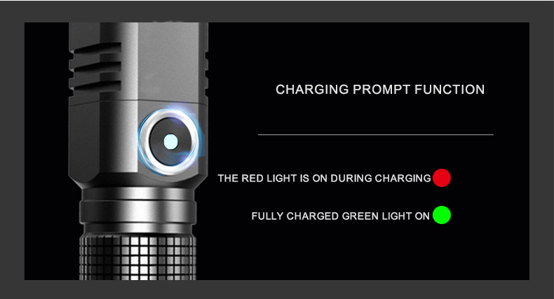 Wholesale of cross-border outdoor mini high-intensity flashlights, led rechargeable flashlights, high-intensity flashlights, hand-held flashlights pic 17