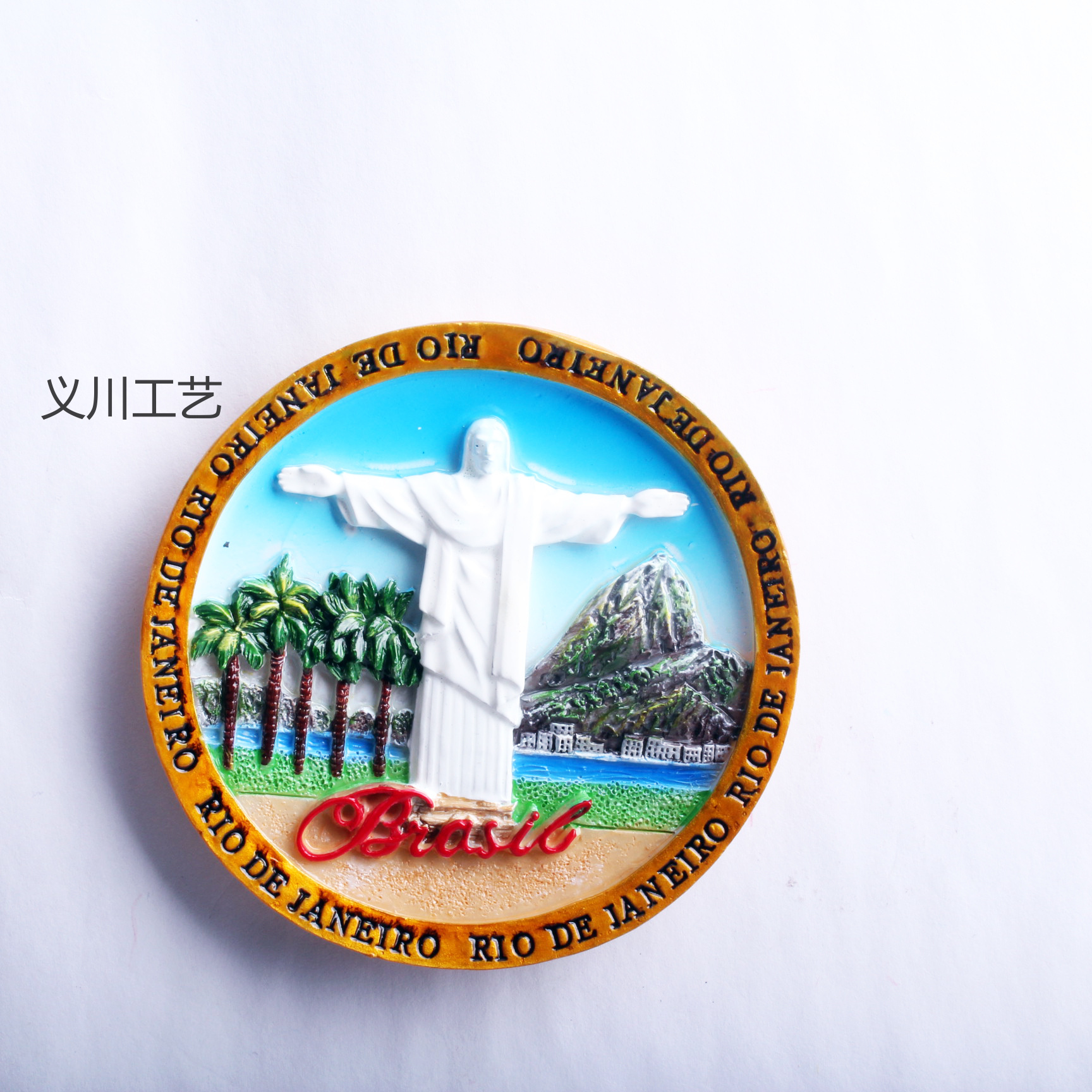 厂家定制 南美洲国家冰箱贴 巴西地标建筑雕像 旅游景点树脂冰箱贴批发详情5