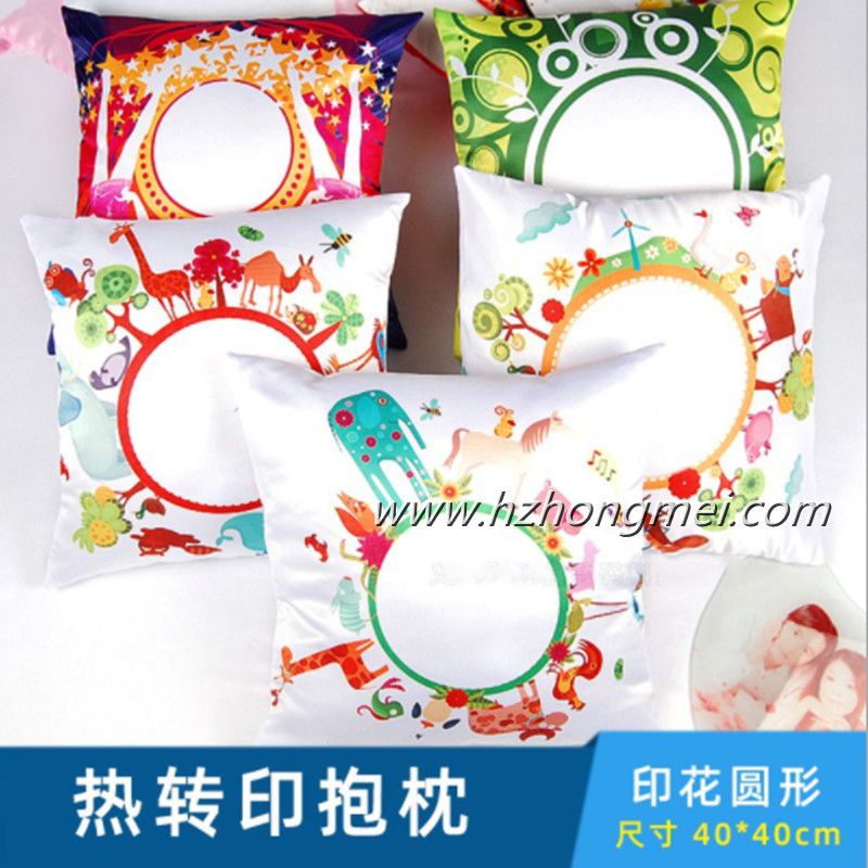 Transferencia de calor tela de poliéster blanco funda de almohada lateral impresa cojín de transferencia de calor cojín de sofá cojín de transferencia de calor cojín de transferencia de calor pic 7