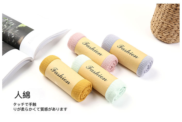 New solid-color long scarves for sun protection, single-color versatile shawls, cotton, linen and silk scarves in stock from the manufacturer, custom-dyed wholesale pic 22