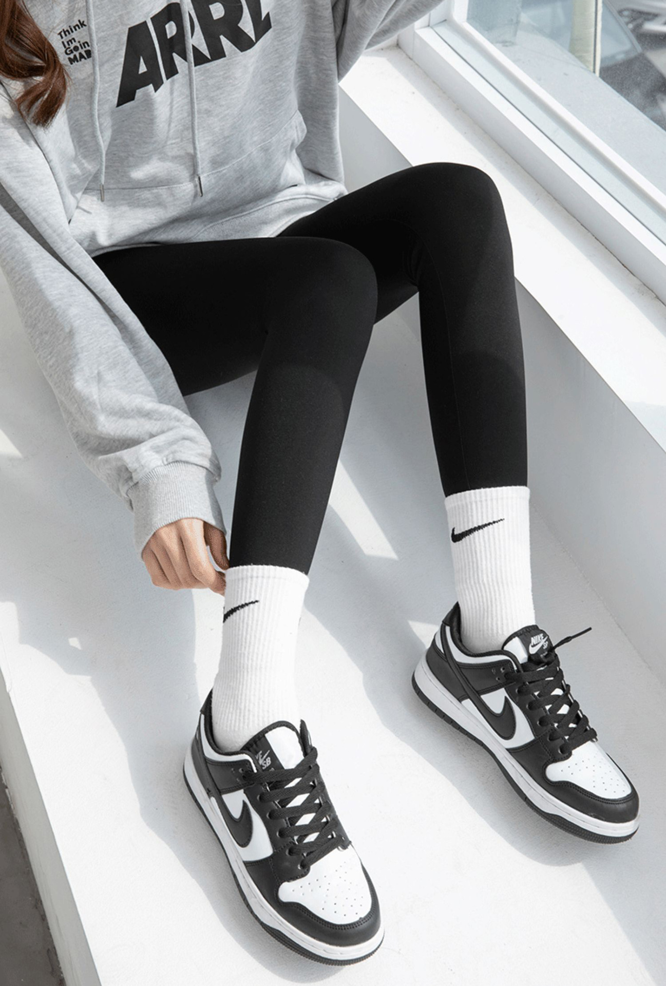 2023 New Barbie pants Spring/Summer high-waisted, belt-cinching and hip-lifting, nine-point outerwear leggings for women, shark pants for women wholesale pic 34