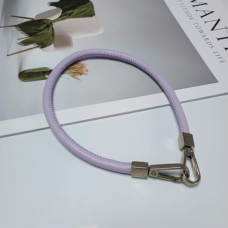 手机挂绳皮革手绳短款男女通用挂件手机链结实防丢水杯短款挂绳详情10