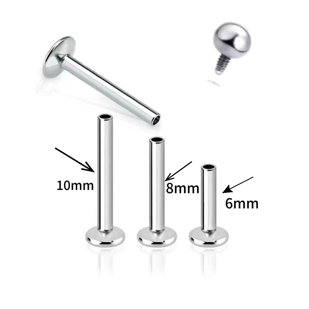 Titanium steel S-shaped nose studs, nose rings, ear studs, simple ear studs, earrings, piercing accessories, S-studs, rotating ear studs pic 1