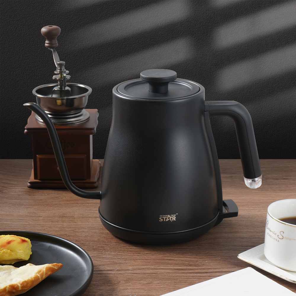 winningstar Home tea and hand-brewed coffee pot, hotel small boiling kettle, long-spout insulated electric kettle pic 6