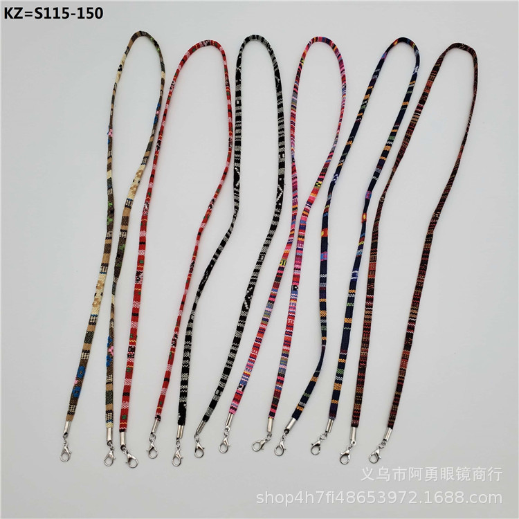 订做新款民族风眼镜绳口罩链眼镜挂链挂脖防掉眼镜绳欧美流行网红详情3