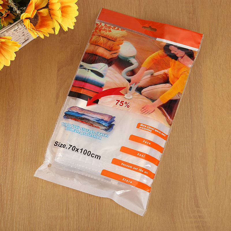 New vacuum compression bags for household clothes and quilts, travel packing and storage bags, manual suction compression sealed bags pic 17