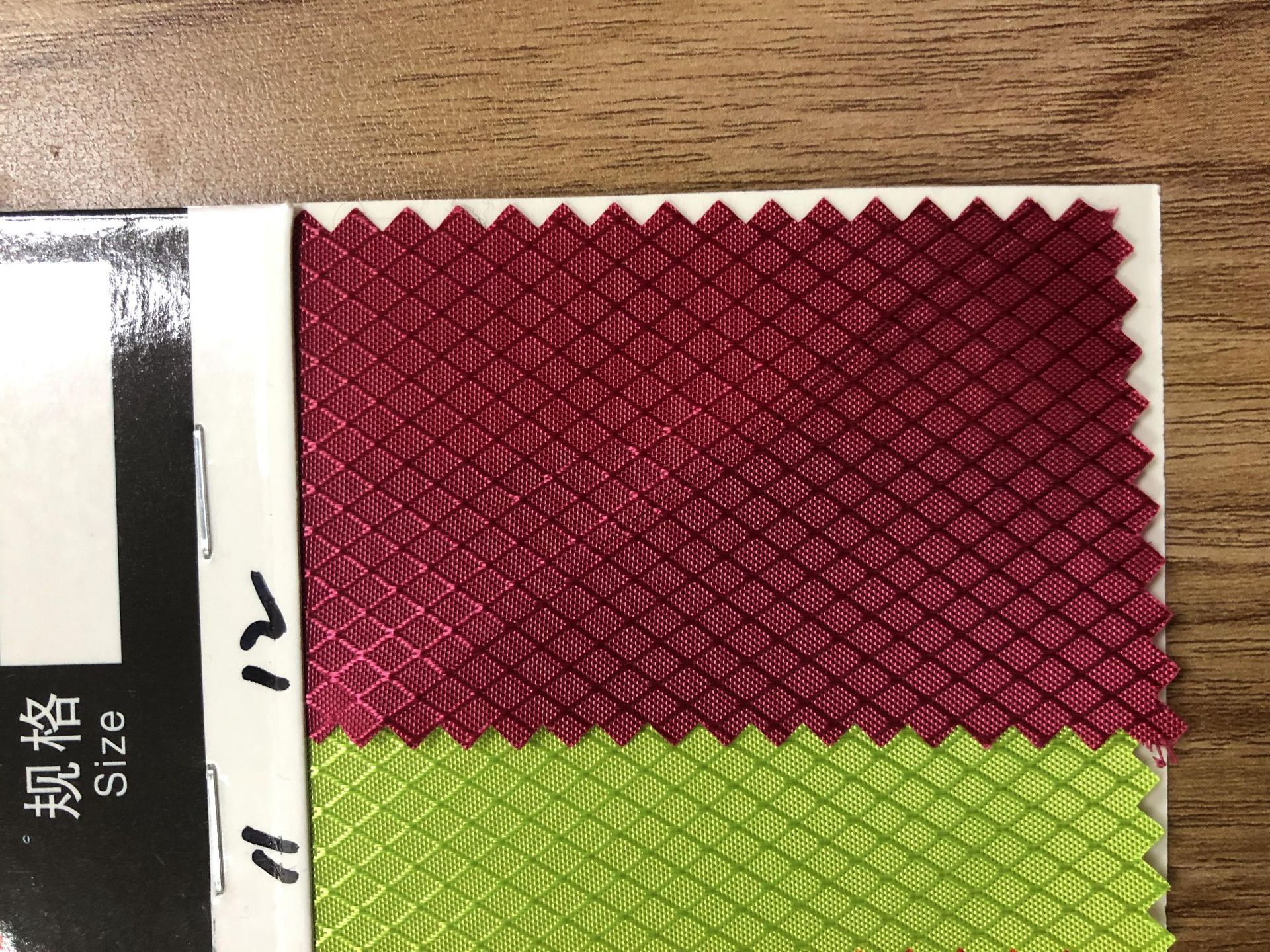 Diamond-shaped checkered PU water-like Oxford cloth for luggage, schoolbags, backpacks, tablecloths, handbags, tents, Oxford cloth fabric wholesale pic 15