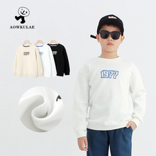 2024春季韩版新款男童长袖T恤 中大童撞色插肩上衣儿童打底衫批发详情42