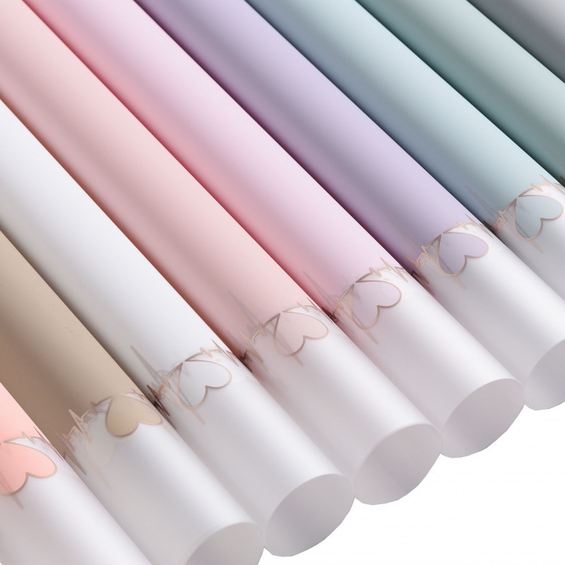 新款清新小雏菊包装纸清新似你 PP防水包花纸加厚欧雅纸DIY批发详情9