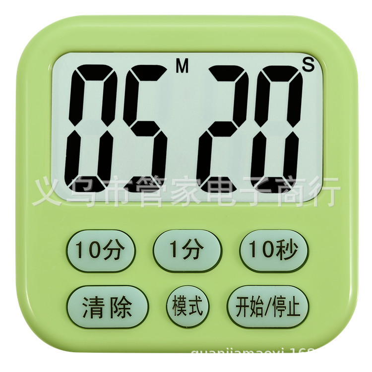 Electronic timer, countdown timer, student clock, stopwatch, time manager, kitchen reminder pic 4