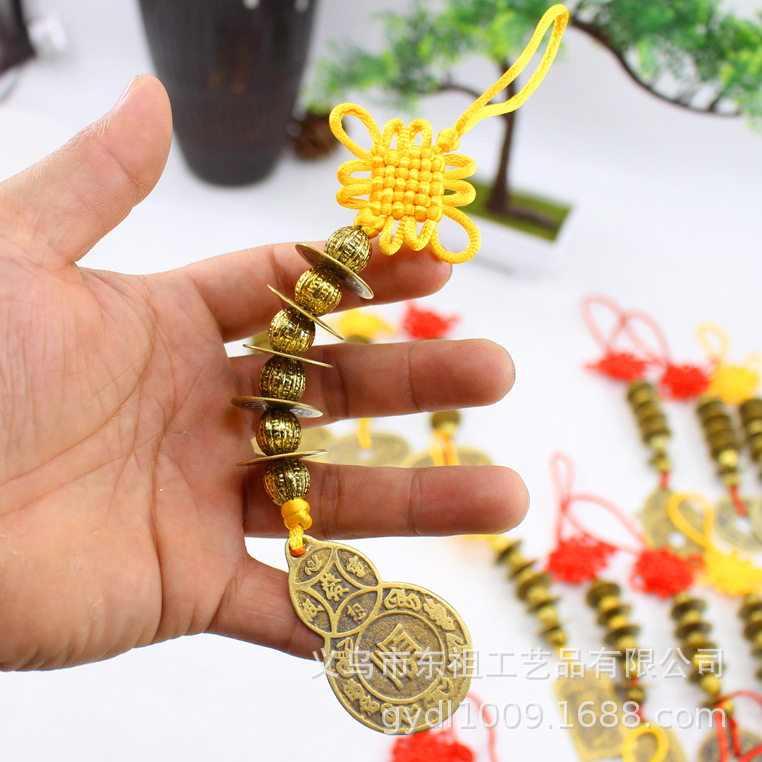 Genuine copper coins, Arhat beads, Five Emperors coins, copper coins, woven Five Emperors coins, pendants, copper coin craftsmanship, hanging signs, and Eight Trigrams plate manufacturers pic 25