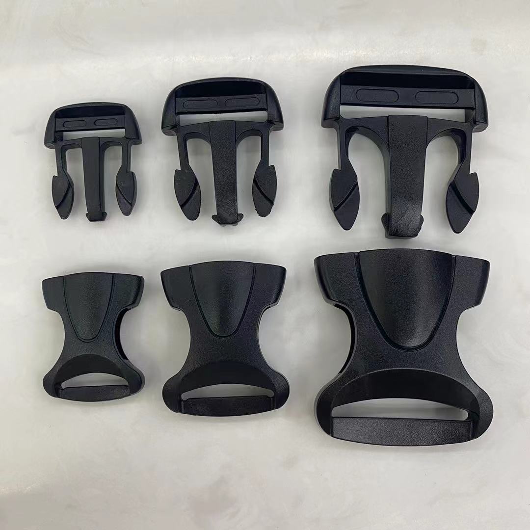 Wholesale of buckle accessories in stock, plastic buckles for bags, plastic buckles for waist bags, webbing, snap buckles for shoulder straps, and button mothers pic 7
